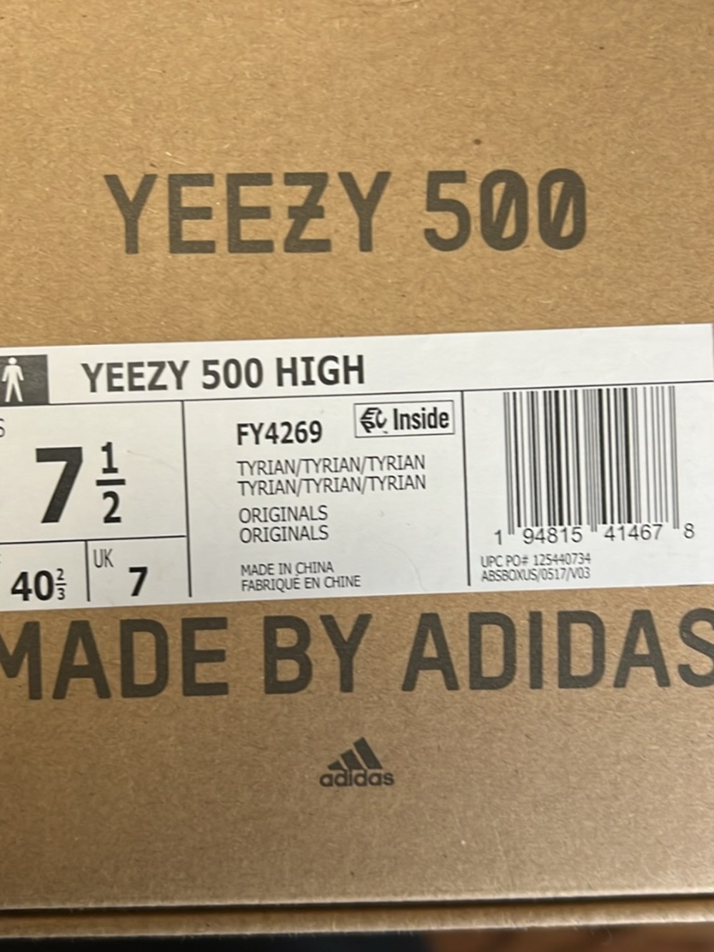 Yeezy 500 mid brand new